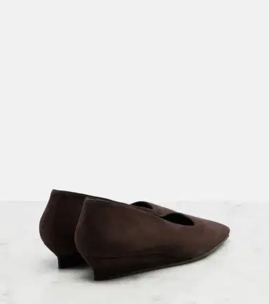 The Row June suede wedges | Thumbnail 3 The Row June suede wedges | Thumbnail 3