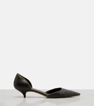 The Row Liisa D'Orsay leather pumps | Thumbnail 4 The Row Liisa D'Orsay leather pumps | Thumbnail 4