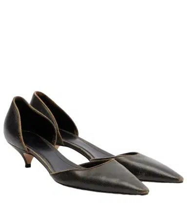 The Row Liisa D'Orsay leather pumps | Thumbnail 1 The Row Liisa D'Orsay leather pumps | Thumbnail 1
