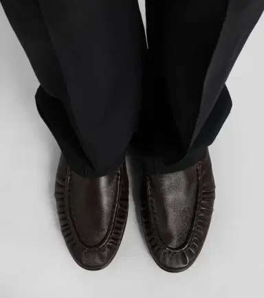 The Row Soft ruched leather loafers | Thumbnail 5 The Row Soft ruched leather loafers | Thumbnail 5