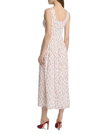 Rails Women's Jordie Floral Cotton A-Line Midi-Dress - Rouge Romantic | Thumbnail 5 Rails Women's Jordie Floral Cotton A-Line Midi-Dress - Rouge Romantic | Thumbnail 5