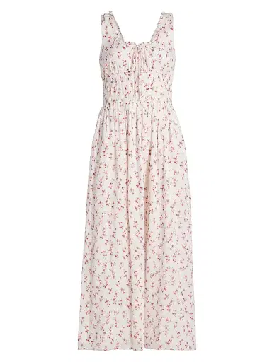 Rails Women's Jordie Floral Cotton A-Line Midi-Dress - Rouge Romantic | Thumbnail 1 Rails Women's Jordie Floral Cotton A-Line Midi-Dress - Rouge Romantic | Thumbnail 1