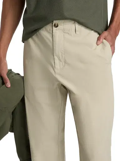 Vince Men's Owen Stretch-Cotton Straight-Leg Trousers - Desert Brush | Thumbnail 6 Vince Men's Owen Stretch-Cotton Straight-Leg Trousers - Desert Brush | Thumbnail 6