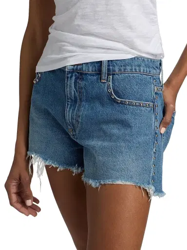 Ramy Brook Women's Bria Studded Denim Shorts | Thumbnail 6 Ramy Brook Women's Bria Studded Denim Shorts | Thumbnail 6
