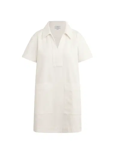 Joe's Jeans Women's Lillian Cotton Denim Mini-Shirtdress - Milk | Thumbnail 1 Joe's Jeans Women's Lillian Cotton Denim Mini-Shirtdress - Milk | Thumbnail 1