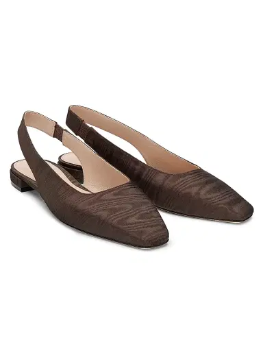 Stuart Weitzman Women's Stassi Slingback Flats - Cigar | Thumbnail 2 Stuart Weitzman Women's Stassi Slingback Flats - Cigar | Thumbnail 2