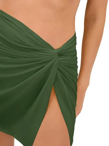 ViX by Paula Hermanny Women's Karen Knotted Miniskirt - Green | Thumbnail 5 ViX by Paula Hermanny Women's Karen Knotted Miniskirt - Green | Thumbnail 5