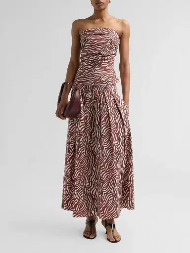 Proenza Schouler White Label Women's Nessa Poplin Maxi Skirt | Thumbnail 2 Proenza Schouler White Label Women's Nessa Poplin Maxi Skirt | Thumbnail 2