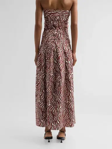 Proenza Schouler White Label Women's Nessa Poplin Maxi Skirt | Thumbnail 3 Proenza Schouler White Label Women's Nessa Poplin Maxi Skirt | Thumbnail 3