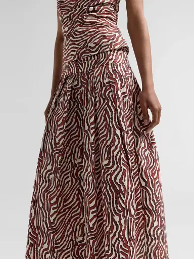 Proenza Schouler White Label Women's Nessa Poplin Maxi Skirt | Thumbnail 5 Proenza Schouler White Label Women's Nessa Poplin Maxi Skirt | Thumbnail 5