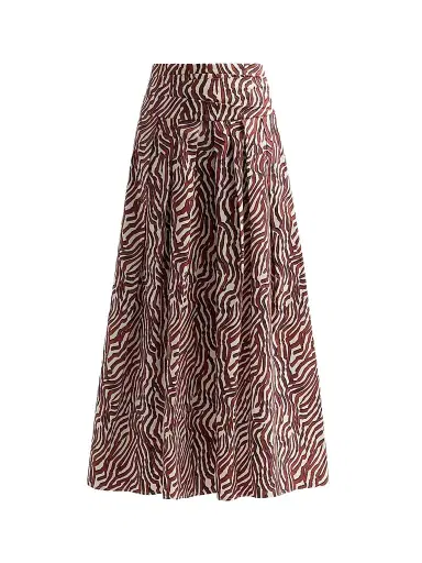 Proenza Schouler White Label Women's Nessa Poplin Maxi Skirt | Thumbnail 1 Proenza Schouler White Label Women's Nessa Poplin Maxi Skirt | Thumbnail 1