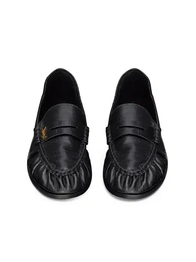 Saint Laurent Men's Le Loafers Supple in Leather - Black | Thumbnail 3 Saint Laurent Men's Le Loafers Supple in Leather - Black | Thumbnail 3