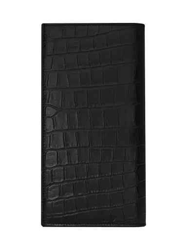 Saint Laurent Men's Tiny Cassandre Wallet in Embossed Matte Leather | Thumbnail 4 Saint Laurent Men's Tiny Cassandre Wallet in Embossed Matte Leather | Thumbnail 4