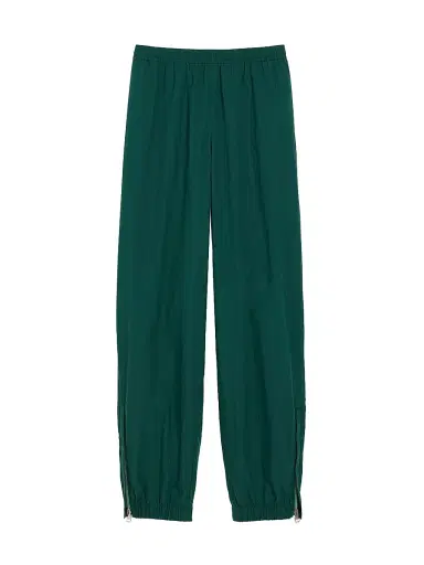 AMI Paris Men's Ami de Coeur Cotton-Nylon Track Pants - Vert Sapin | Thumbnail 1 AMI Paris Men's Ami de Coeur Cotton-Nylon Track Pants - Vert Sapin | Thumbnail 1