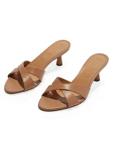 Aeyde Women's Vero Leather Mules - Hazelnut | Thumbnail 3 Aeyde Women's Vero Leather Mules - Hazelnut | Thumbnail 3