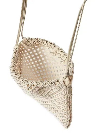 Brunello Cucinelli Women's Sartorial Bucket Bag in Precious Cotton Net - | Thumbnail 5 Brunello Cucinelli Women's Sartorial Bucket Bag in Precious Cotton Net - | Thumbnail 5
