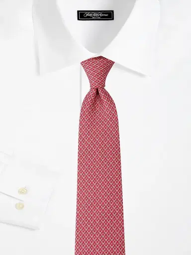 Ferragamo Men's Tonal Gancini Silk Tie - Red | Thumbnail 2 Ferragamo Men's Tonal Gancini Silk Tie - Red | Thumbnail 2