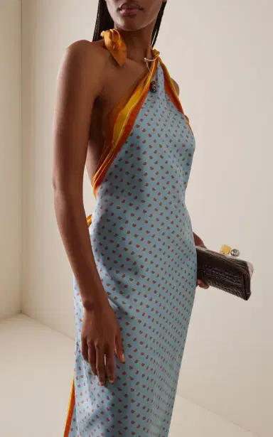 Christopher Esber Exclusive La Isla Bandana-Print Silk-Twill Pareo Cutaway Maxi Dress | Thumbnail 5 Christopher Esber Exclusive La Isla Bandana-Print Silk-Twill Pareo Cutaway Maxi Dress | Thumbnail 5