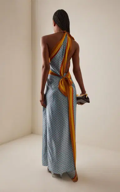 Christopher Esber Exclusive La Isla Bandana-Print Silk-Twill Pareo Cutaway Maxi Dress | Thumbnail 7 Christopher Esber Exclusive La Isla Bandana-Print Silk-Twill Pareo Cutaway Maxi Dress | Thumbnail 7