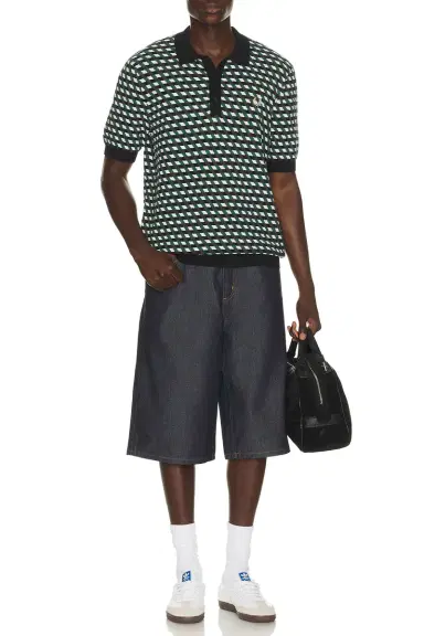 Fred Perry Geometric Knitted Polo | Thumbnail 3 Fred Perry Geometric Knitted Polo | Thumbnail 3