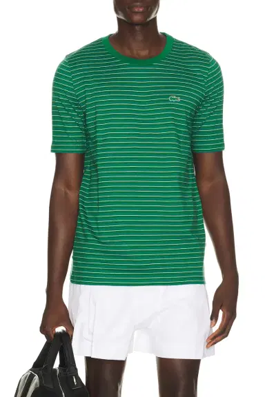 Lacoste Runway Striped Jersey T-Shirt | Thumbnail 1 Lacoste Runway Striped Jersey T-Shirt | Thumbnail 1