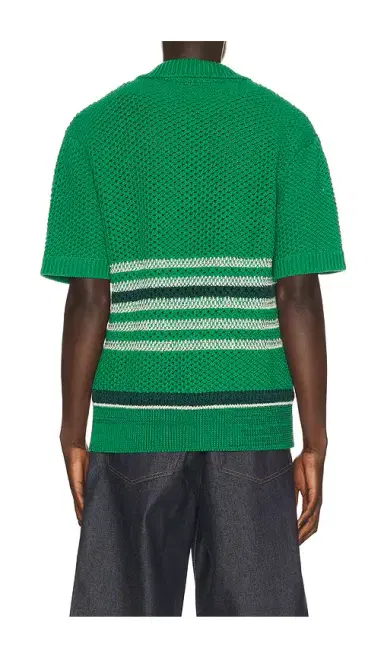 Lacoste Runway Lacy Striped Polo Collar Sweater | Thumbnail 7 Lacoste Runway Lacy Striped Polo Collar Sweater | Thumbnail 7
