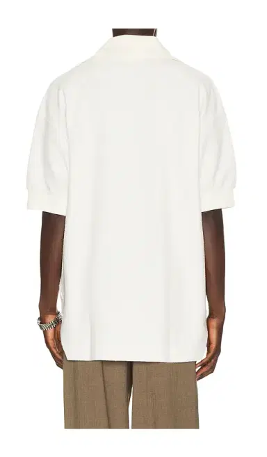 Lacoste Runway Loose Fit Boucle Knit Polo Shirt | Thumbnail 7 Lacoste Runway Loose Fit Boucle Knit Polo Shirt | Thumbnail 7
