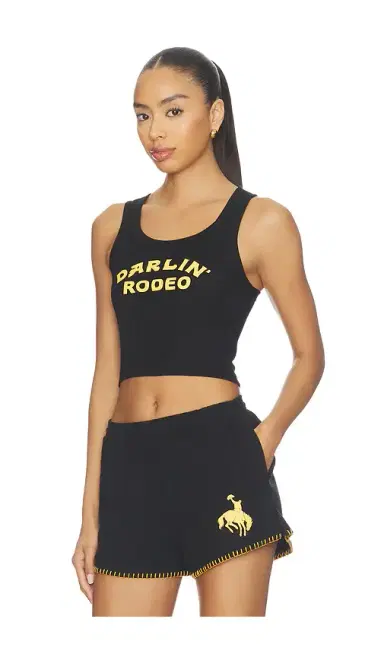 Darlin Rodeo Crop Tank | Thumbnail 2 Darlin Rodeo Crop Tank | Thumbnail 2