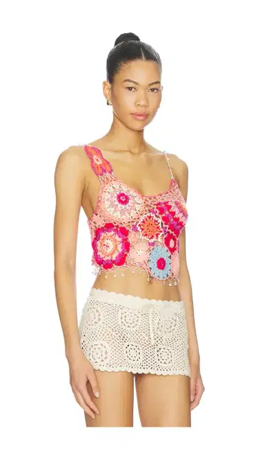Free People Fiorella Crochet Tank | Thumbnail 2 Free People Fiorella Crochet Tank | Thumbnail 2