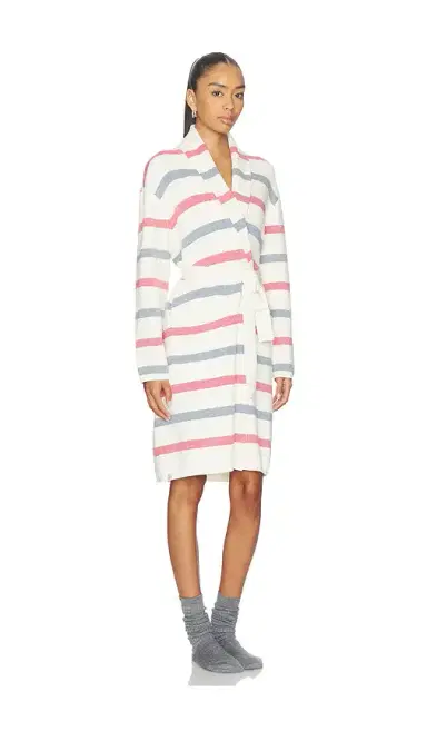 Barefoot Dreams CozyChic Ultra Lite Stripe Robe | Thumbnail 2 Barefoot Dreams CozyChic Ultra Lite Stripe Robe | Thumbnail 2