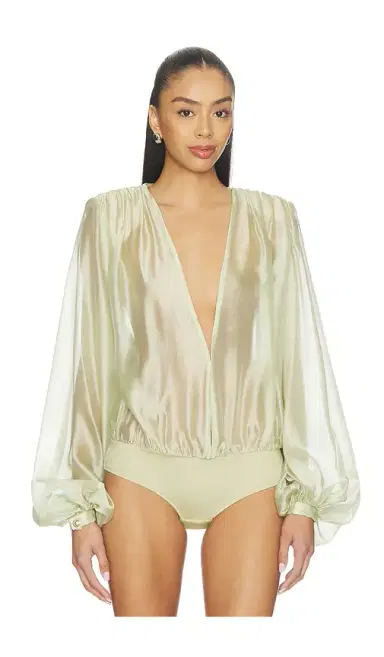 Bronx and Banco Ashanti Organza Bodysuit | Thumbnail 2 Bronx and Banco Ashanti Organza Bodysuit | Thumbnail 2