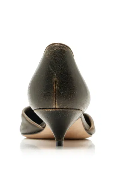 The Row Liisa Kitten Leather d'Orsay Pumps | Thumbnail 6 The Row Liisa Kitten Leather d'Orsay Pumps | Thumbnail 6