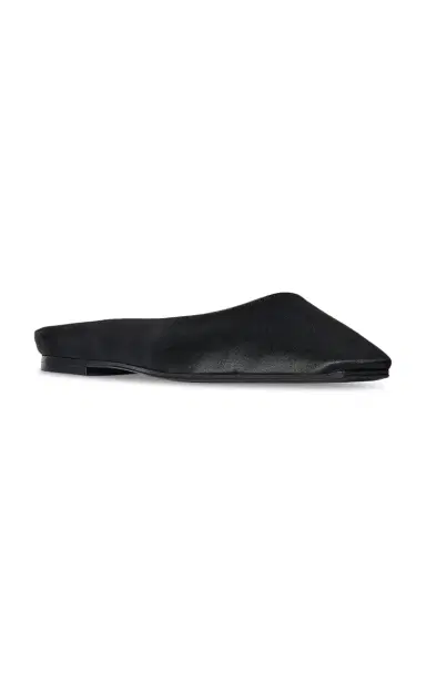 The Row June Satin Mules | Thumbnail 3 The Row June Satin Mules | Thumbnail 3