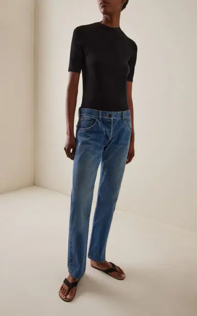 The Row Fima Rigid Low-Rise Straight-Leg Jeans | Thumbnail 2 The Row Fima Rigid Low-Rise Straight-Leg Jeans | Thumbnail 2