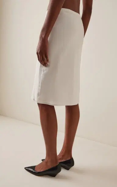 The Row Ivera Stretch-Silk Midi Skirt | Thumbnail 4 The Row Ivera Stretch-Silk Midi Skirt | Thumbnail 4