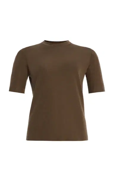 The Row Ozzi Knit Silk T-Shirt | Thumbnail 5 The Row Ozzi Knit Silk T-Shirt | Thumbnail 5