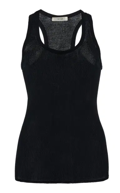 The Row Cendrea Ribbed Jersey Racerback Tank Top | Thumbnail 8 The Row Cendrea Ribbed Jersey Racerback Tank Top | Thumbnail 8