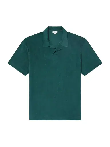 Sunspel Cotton-Terry Polo Shirt - Men | Thumbnail 1 Sunspel Cotton-Terry Polo Shirt - Men | Thumbnail 1