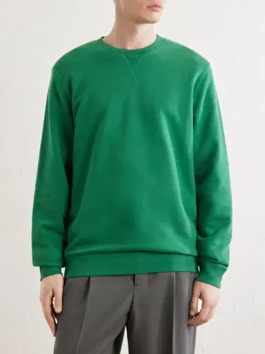 Sunspel Cotton-Jersey Sweatshirt - Men | Thumbnail 3 Sunspel Cotton-Jersey Sweatshirt - Men | Thumbnail 3