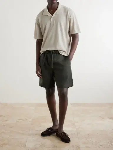 Sunspel Linen-Piqué Polo Shirt - Men | Thumbnail 2 Sunspel Linen-Piqué Polo Shirt - Men | Thumbnail 2