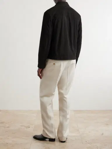 Zegna Suede Blouson Jacket - Men | Thumbnail 4 Zegna Suede Blouson Jacket - Men | Thumbnail 4