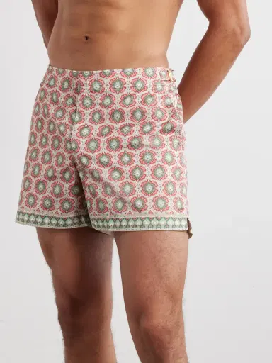Orlebar Brown Setter Passetto Straight-Leg Mid-Length Printed Swim Shorts - Men | Thumbnail 2 Orlebar Brown Setter Passetto Straight-Leg Mid-Length Printed Swim Shorts - Men | Thumbnail 2