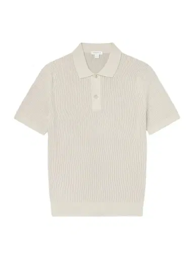 Sunspel Ribbed Cotton Polo-Shirt - Men | Thumbnail 1 Sunspel Ribbed Cotton Polo-Shirt - Men | Thumbnail 1