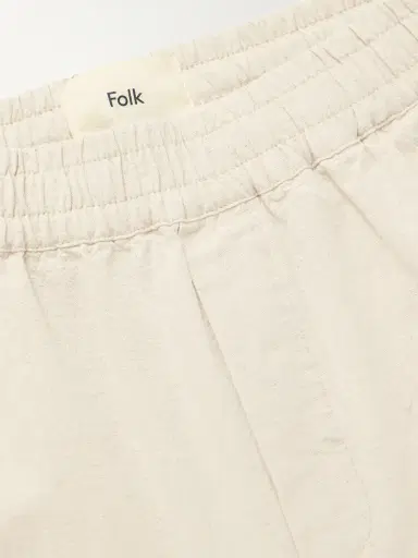 Folk Drawcord Assembly Straight-Leg Linen and Cotton-Blend Trousers - Men | Thumbnail 6 Folk Drawcord Assembly Straight-Leg Linen and Cotton-Blend Trousers - Men | Thumbnail 6