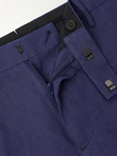 Sunspel Straight-Leg Pleated Linen Suit Trousers - Men | Thumbnail 5 Sunspel Straight-Leg Pleated Linen Suit Trousers - Men | Thumbnail 5