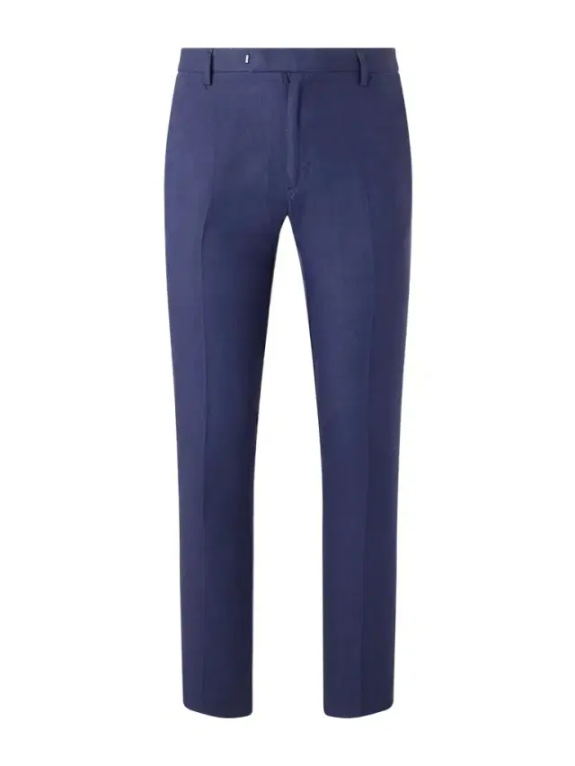 Straight-Leg Pleated Linen Suit Trousers - Men Straight-Leg Pleated Linen Suit Trousers - Men