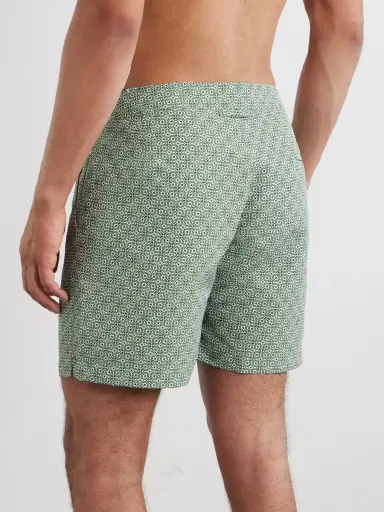 Orlebar Brown Bulldog Portico Straight-Leg Mid-Length Printed Swim Shorts - Men | Thumbnail 3 Orlebar Brown Bulldog Portico Straight-Leg Mid-Length Printed Swim Shorts - Men | Thumbnail 3