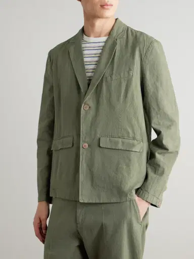 Folk Lunar Linen and Cotton-Blend Suit Jacket - Men | Thumbnail 3 Folk Lunar Linen and Cotton-Blend Suit Jacket - Men | Thumbnail 3