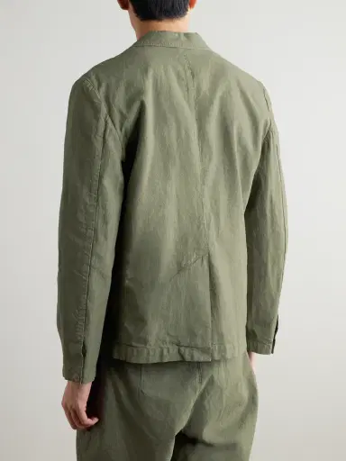 Folk Lunar Linen and Cotton-Blend Suit Jacket - Men | Thumbnail 4 Folk Lunar Linen and Cotton-Blend Suit Jacket - Men | Thumbnail 4