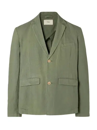 Folk Lunar Linen and Cotton-Blend Suit Jacket - Men | Thumbnail 1 Folk Lunar Linen and Cotton-Blend Suit Jacket - Men | Thumbnail 1